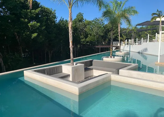 Luxury Spacious Option With 1 Or 2 Or 3 Bedrooms, Pga Golf, Gym, Kay Club In Kaan Ha Appartement Akumal